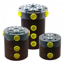 Rotary couplings without/with leakage recirculation
